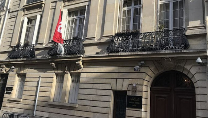 غلق القنصلية التونسية بباريس بعد إصابة عدد من الموظفين بكورونا